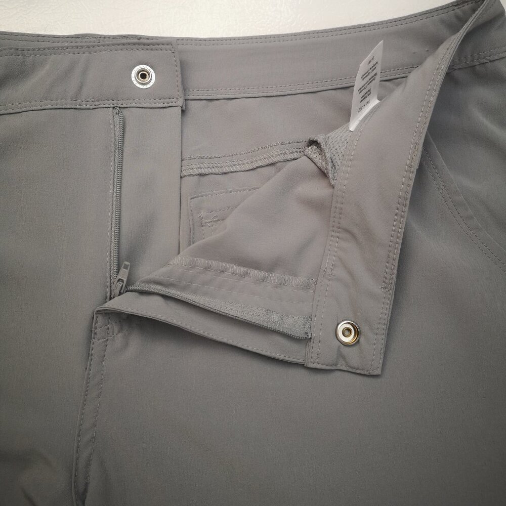 Windriver Ladies Size 14/32 Grey Roll Up Zipper & Snap Closure Casual Pants - Picture 10 of 14